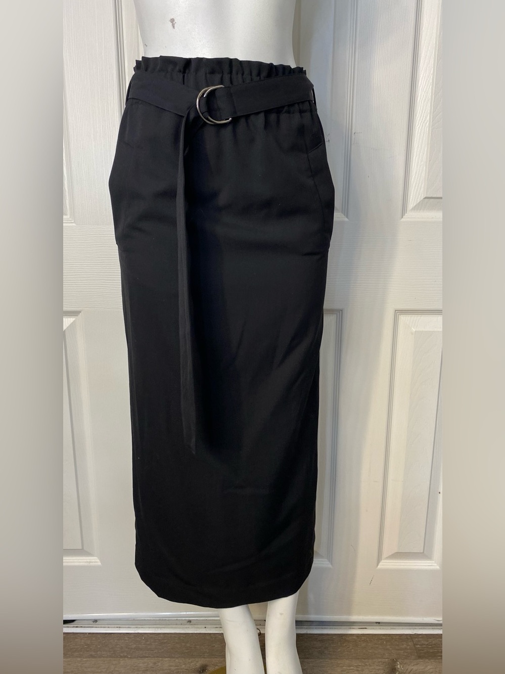 ‼️Made in Italy Black Belted Pencil Skirt